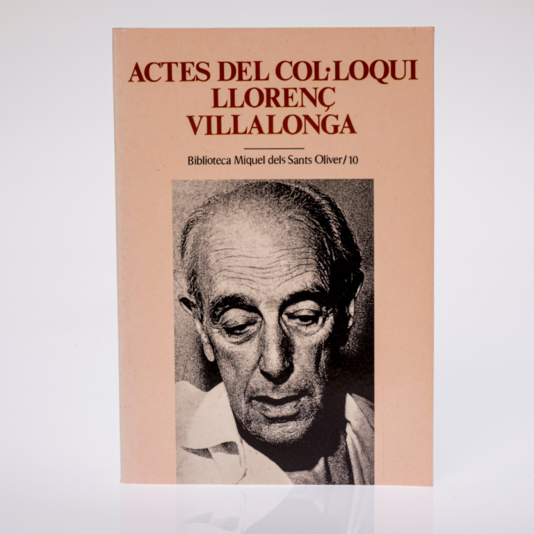 Llibre: "Actes del col·loqui Llorenç Villalonga"