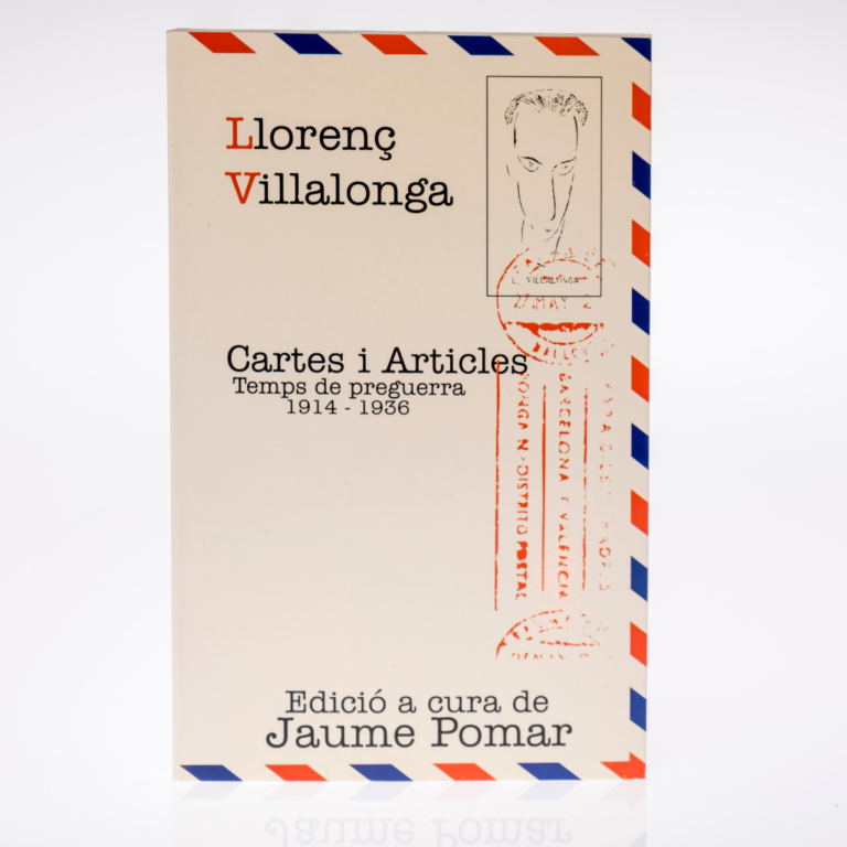Llibre: "Cartes i articles. Temps de preguerra 1914-1936"