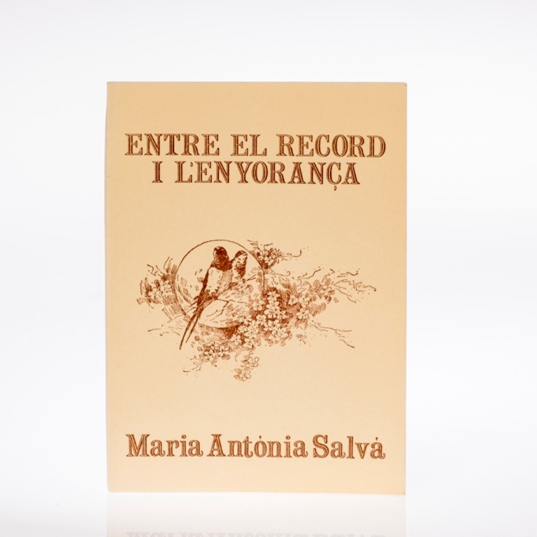 Llibre: "Entre el record i l'enyorança"