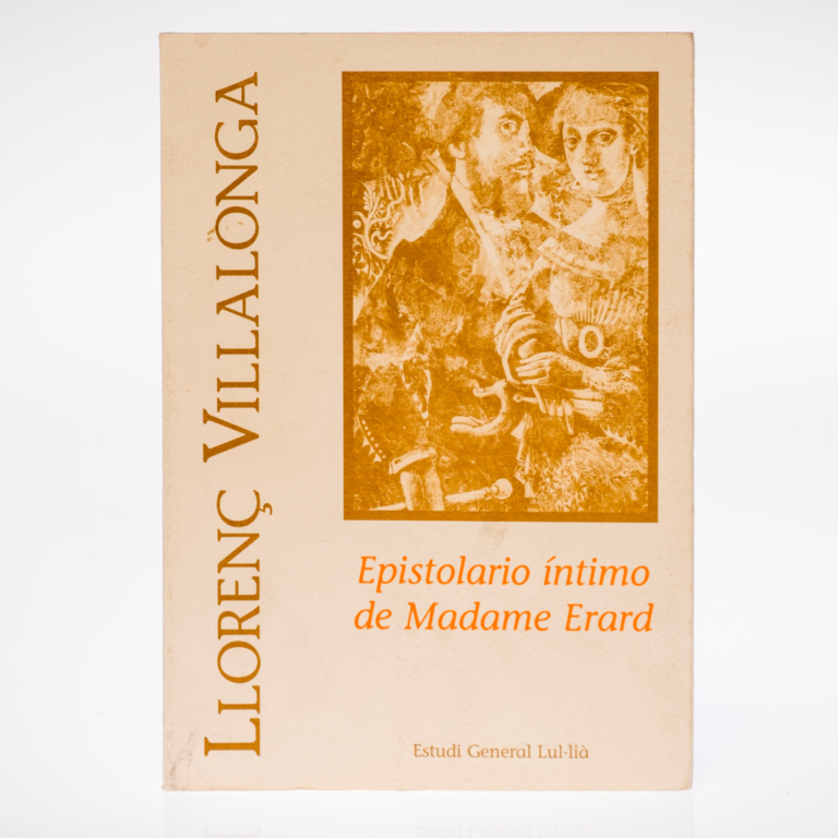 Llibre: "Epistolario íntimo de Madame Erard"